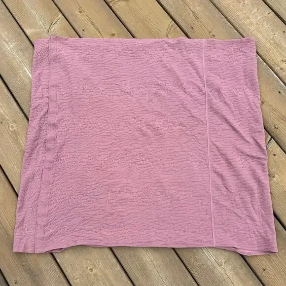 NWOT Lululemon Vinyasa Snap Scarf Mauve Pink Textured Crinkle Spanish Rose - Picture 5 of 7